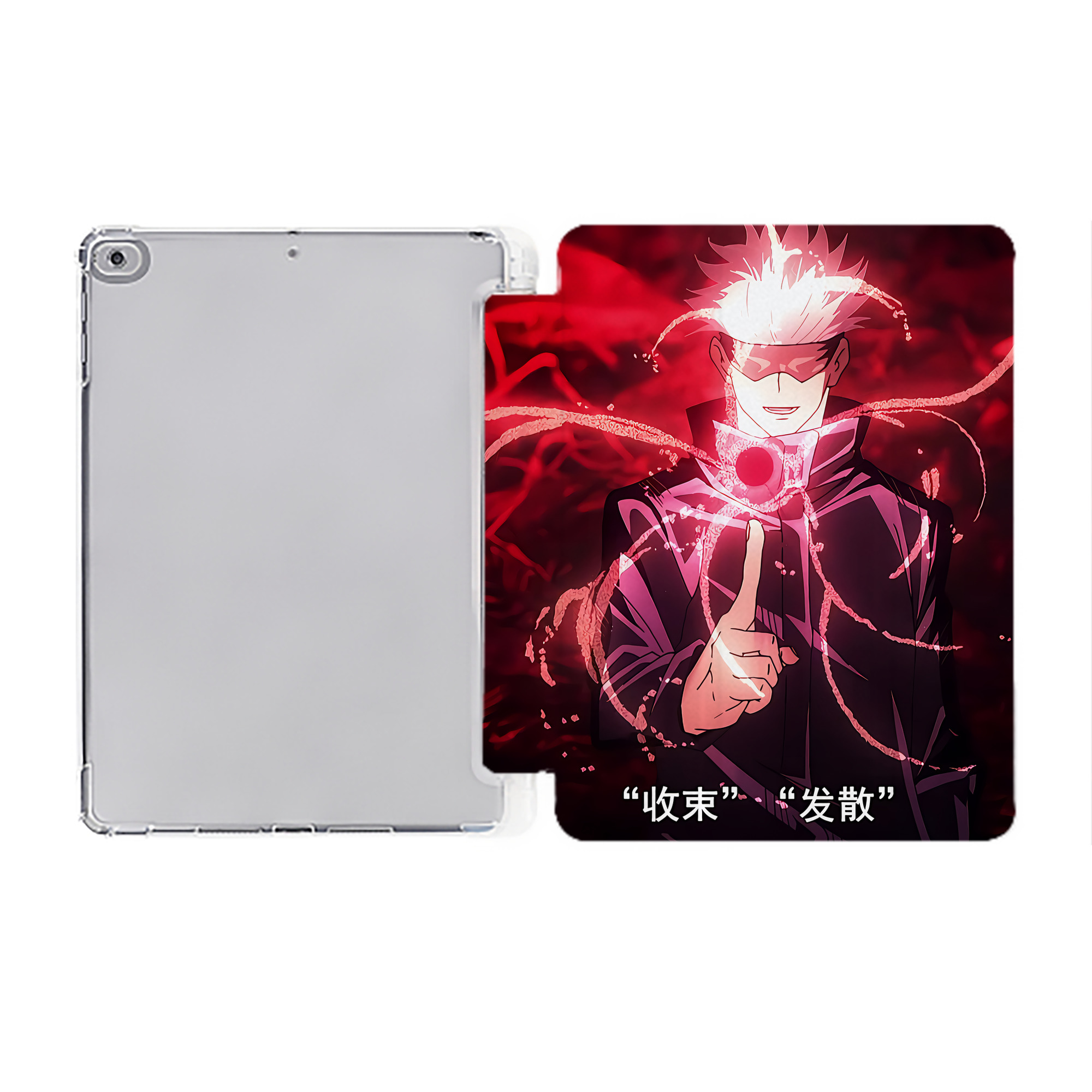 （画像用） SPY×FAMILY间谍家家酒 IPad ケース ペン収納付き 三つ折りスタンド PUレザー×シリコン 対応機種9.5/10.5/10.9インチ